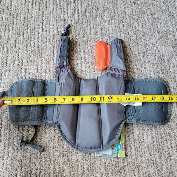 NWT HOT PAW DOG LIFE JACKET with RESCUE HANDLE 5 - 15 LBS XS ORANGE & GREY - Picture 10 of 14